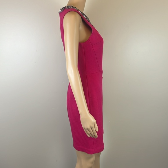 Phillip Lim 3.1 Embellished Pink Sheath Dress Size 2 - Picture 4 of 7